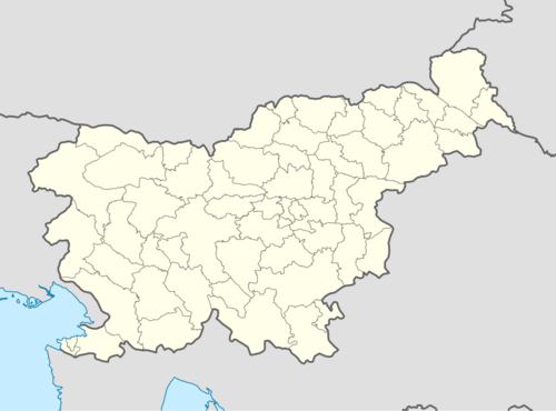 Słowenia - Mapa lokalizacji jednostek administracyjnych