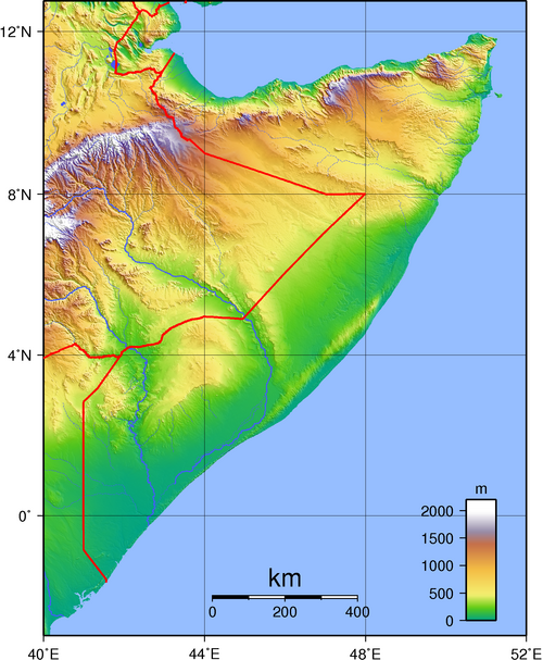 Topografia Somalii