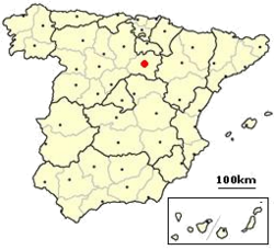 Soria, Hiszpania - Lokalizacja