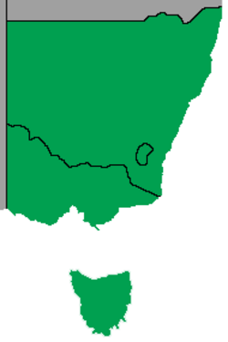 Lokalizator Mapy Australii Południowo-Wschodniej