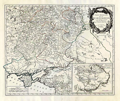 Południowa Europejska Rosja, Francesco Santini 1776-1779