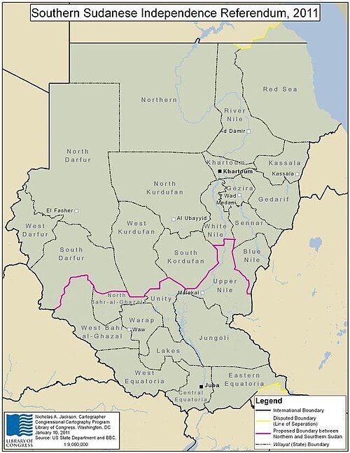 Referendum o niepodległości Sudanu Południowego