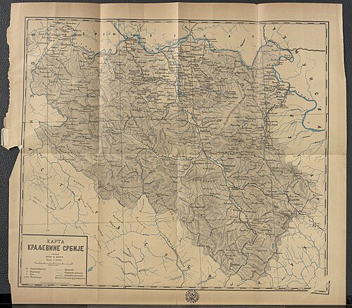 Serbia - opis ziemi, ludu i państwa 1887