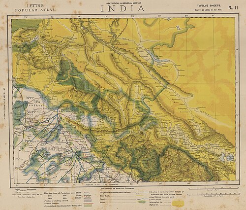 Mapa statystyczna i ogólna Indii