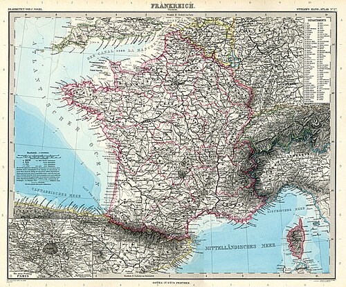Atlas ręczny Stielera 1891
