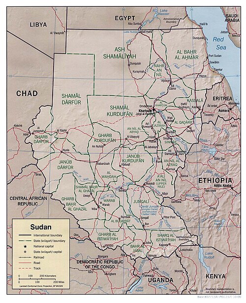 Fizjografia Sudanu 2000
