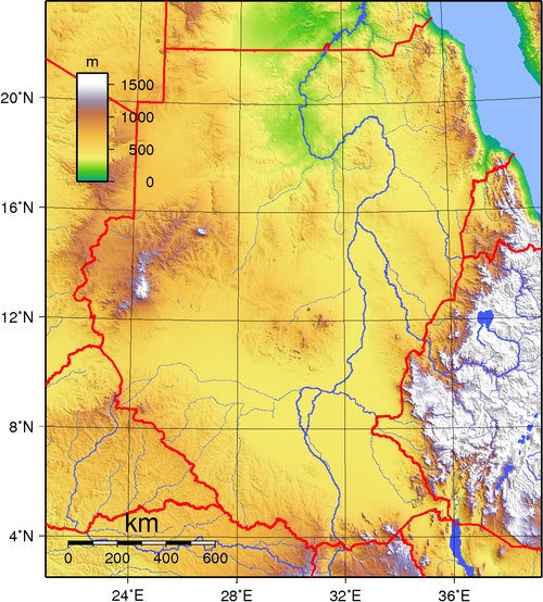 Topografia Sudanu