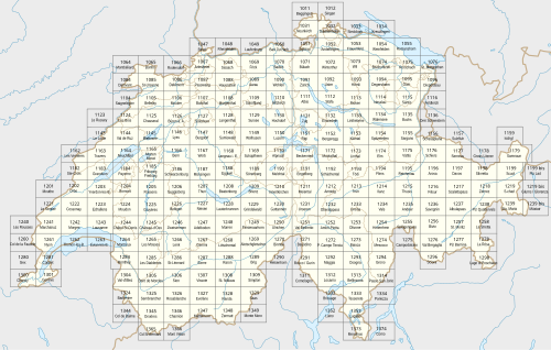 Arkusze topograficzne Szwajcarii