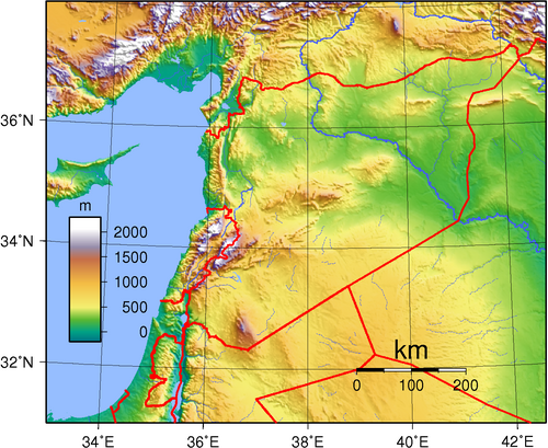 Topografia Syrii