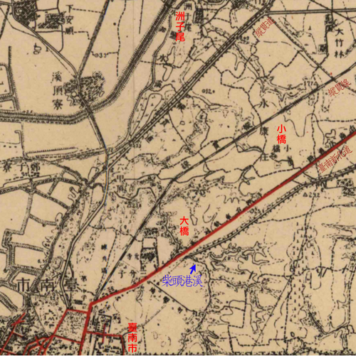 Mapa Tainanu i Shokyo 1941