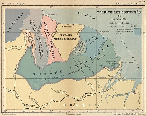 Sporne terytoria Gujany
