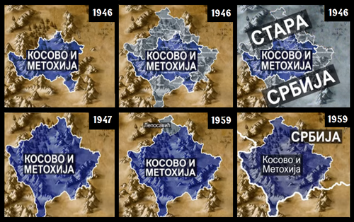 Terytorium Kosowa 1946-1959