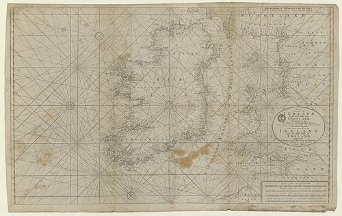 Nowa mapa morska Irlandii