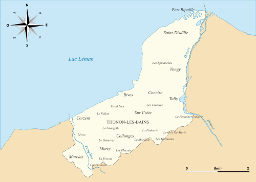 Thonon-les-Bains - Morfologia
