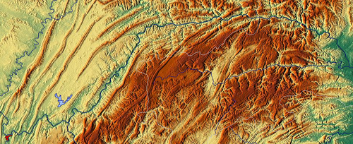Mapa Trzech Kanionów