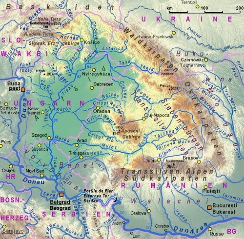 Mapa rzeki Cisza