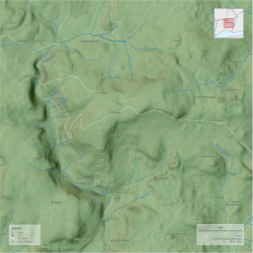 Topografia Serrei de Carnaxide