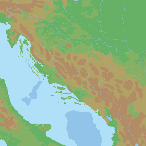 Topografia Chorwacji