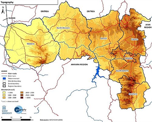 Topografia - wysokość nad morzem