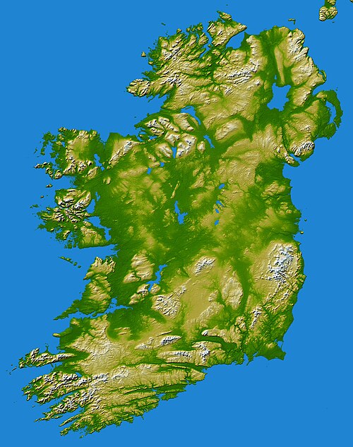 Topografia Irlandii