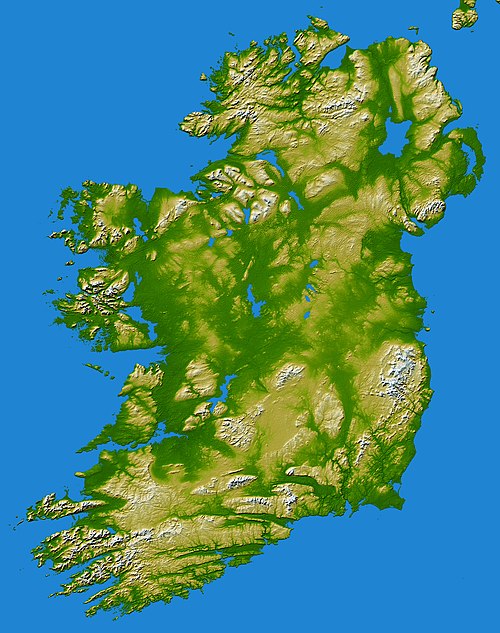 Topografia Irlandii