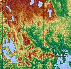 Topografia Tasmanii - Derwent