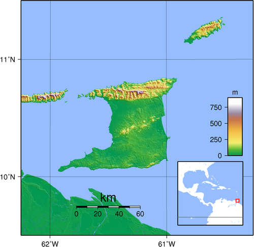 Topografia Trinidadu