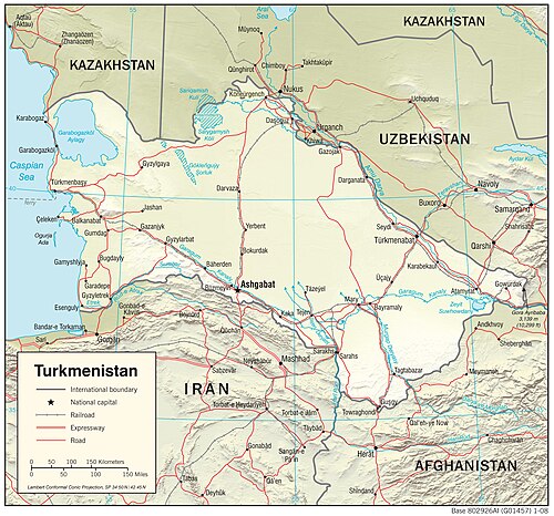 Fizjografia Turkmenistanu