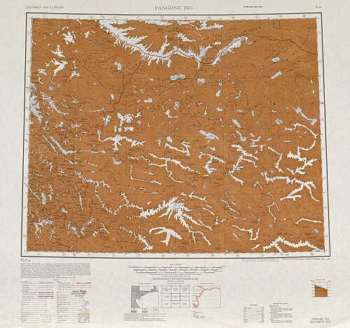 Mapa topograficzna Indii (arkusz NI 44)