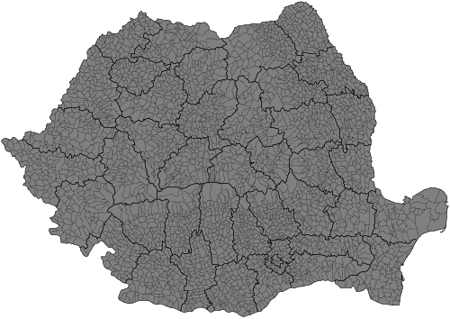 Jednostki terytorialne Rumunii 2025
