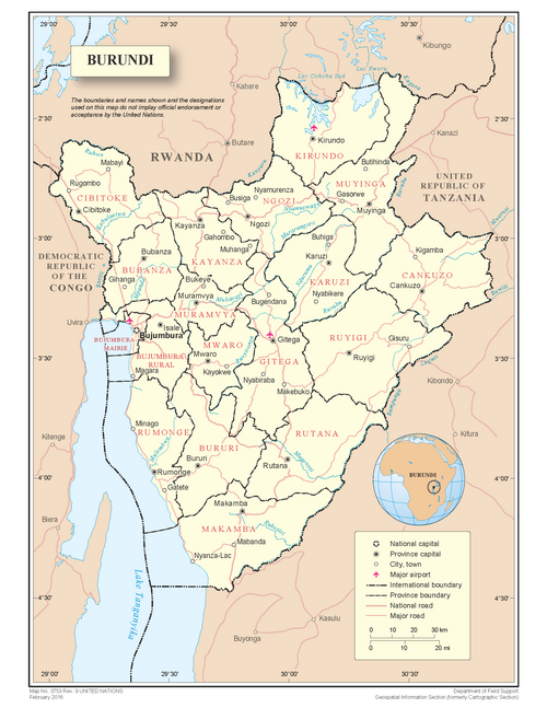 ONZ Burundi luty 2016