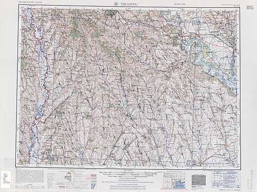 Mapa ZSRR NL 35-6 Tyraspol