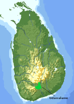 Mapa Udawalawe