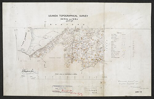 Przegląd topograficzny Ugandy (arkusz 1)