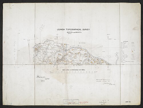Przegląd topograficzny Ugandy (arkusz 4)