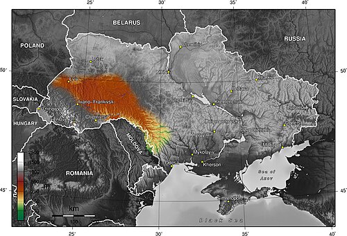 Ukraina Podolskie Wyżyzna