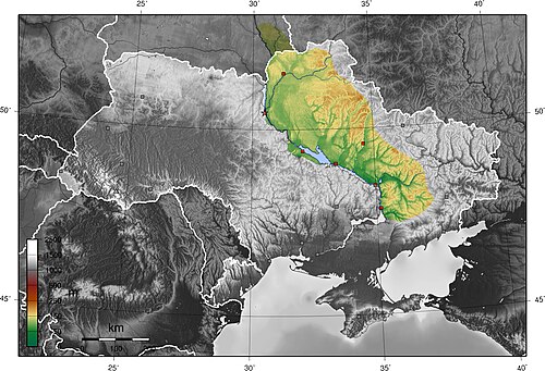 Ukraina Nizina Pridniprowska