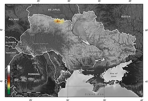 Ukraina Wyżyzna Słoweczno-Owrucz