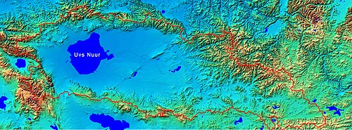 Dorzecze jeziora Uvs Nuur