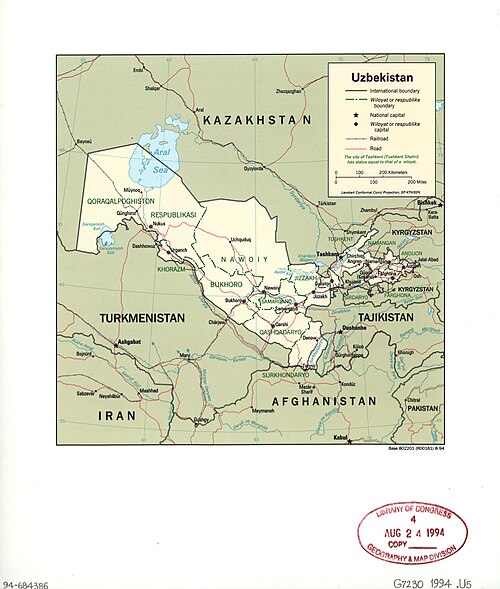 Uzbekistan. LOC 94684386