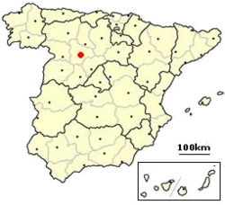 Valladolid, Hiszpania - lokalizacja