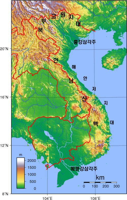 Topografia Wietnamu