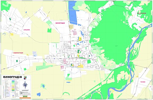 Mapa Wynohradowa