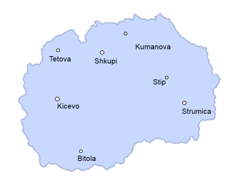 Mapa Macedonii - Motyw