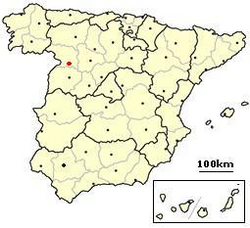 Zamora, Hiszpania - lokalizacja
