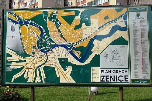 Mapa Zeniki