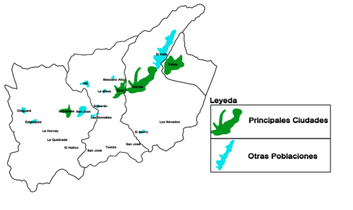 Strefa metropolitalna stanu Mérida Venezuela
